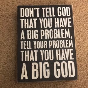 BIG God sign!